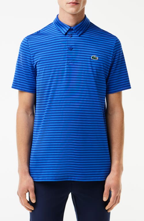 Lacoste Ultradry Stripe Performance Golf Polo at Nordstrom,