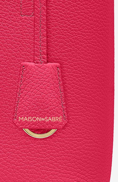 Shop Maison De Sabre Maison De Sabré Soft Small Tote In Fuchsia Lavender