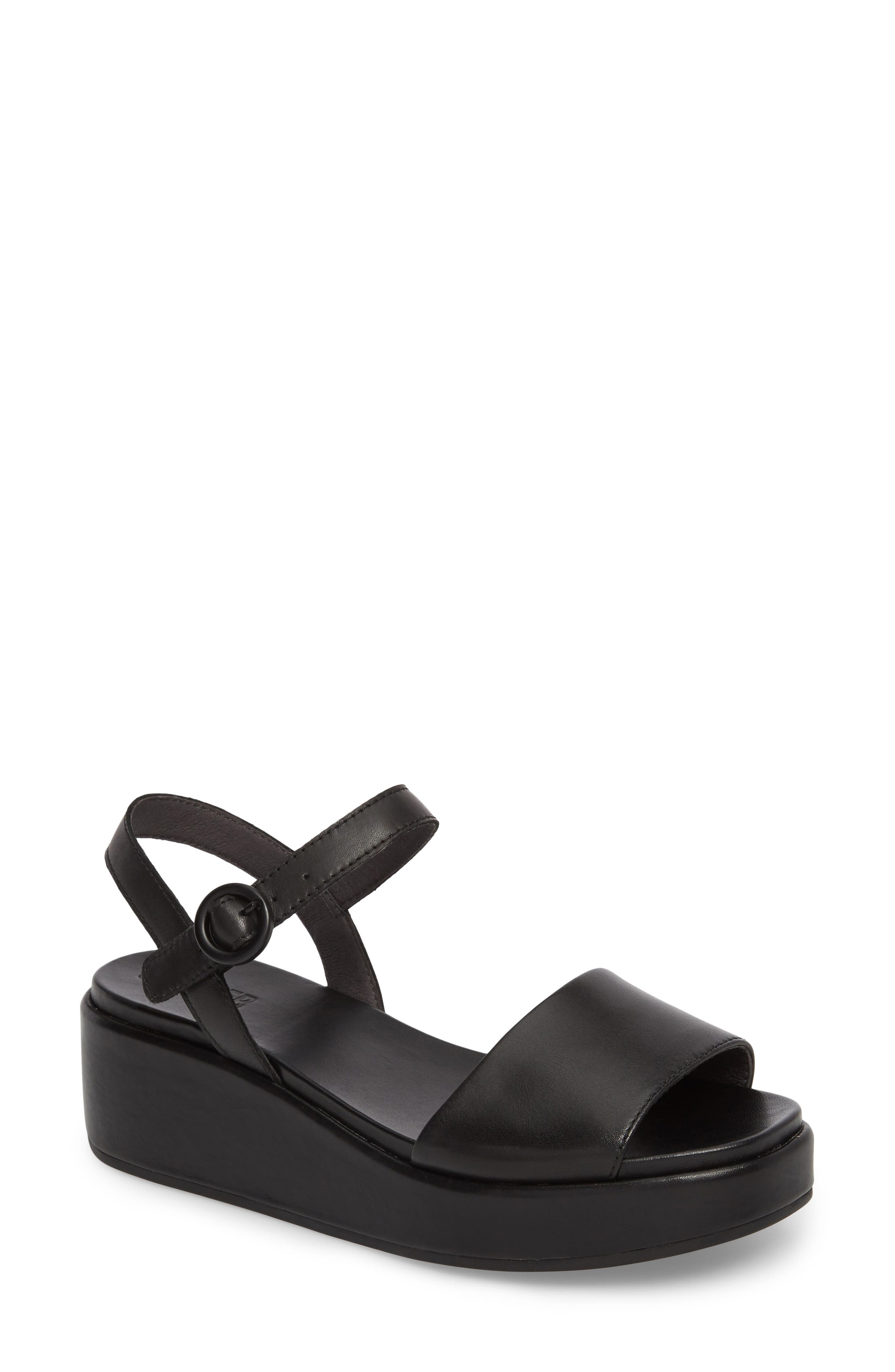 camper misia strappy platform sandal