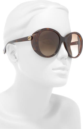 Gucci 57mm Round Sunglasses | Nordstromrack