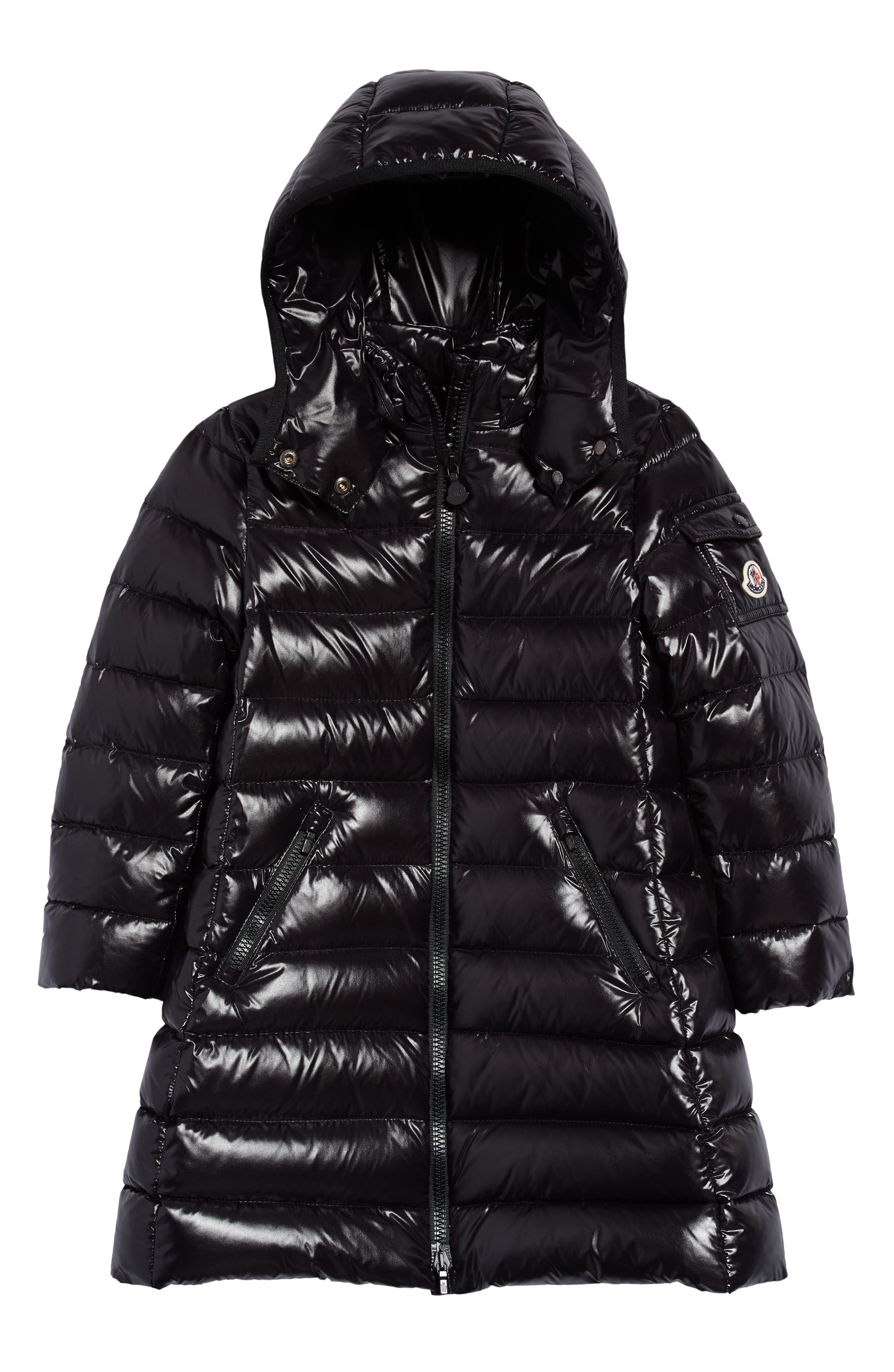 Happy Cherry 3T-12T Girls Winter Puffer Jacket Lightweight Packable Down Coat Parka Zipper Outerwear with Pom Pom Hood
