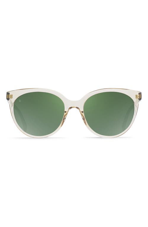 Raen Lily 54mm Cat Eye Sunglasses In Ginger/pewter Mirror