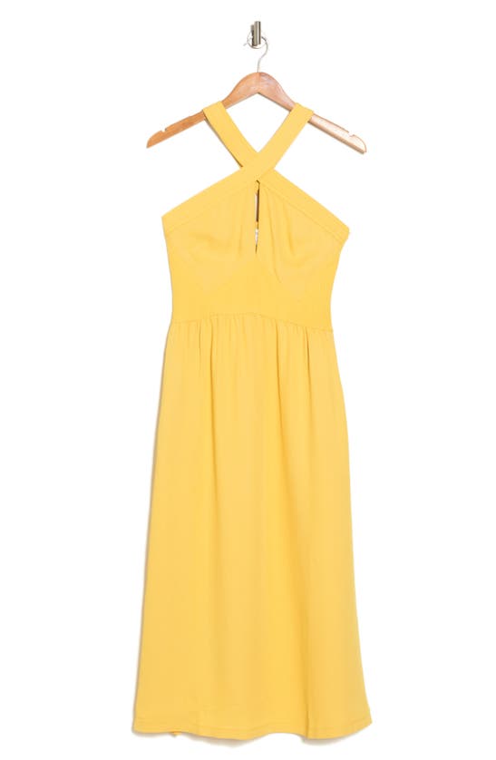 Reiss Orla Fit Flare Dress In Yellow ModeSens