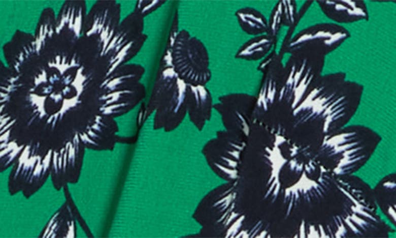 Eliza J Ruffle Faux Wrap Dress In Green