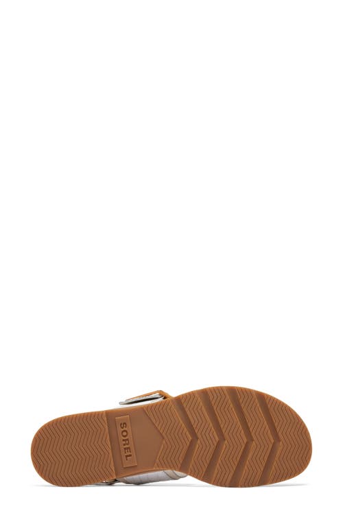 Sorel Ella Iii Slingback Sandal In Chalk/gum 2