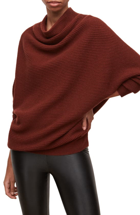Allsaints Ridley Jumper In Smoke Pink