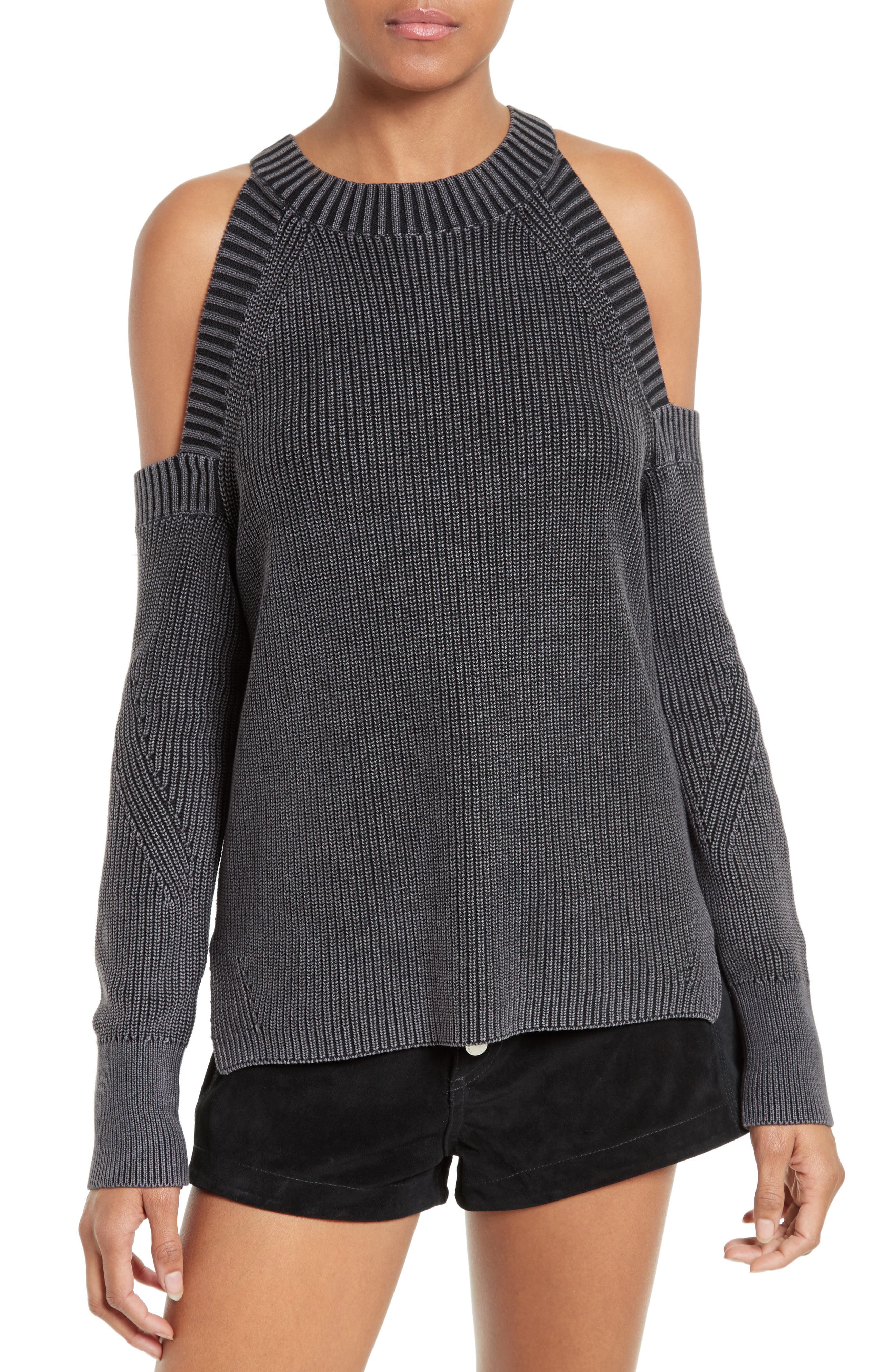 rag and bone cold shoulder sweater