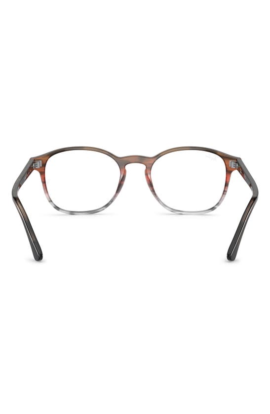 Ray Ban 50mm Phantos Optical Glasses In Brown Gradient