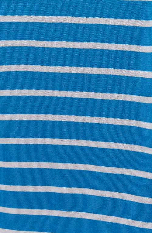 Shop Bench . Nouria Stripe T-shirt In Cobalt Blue