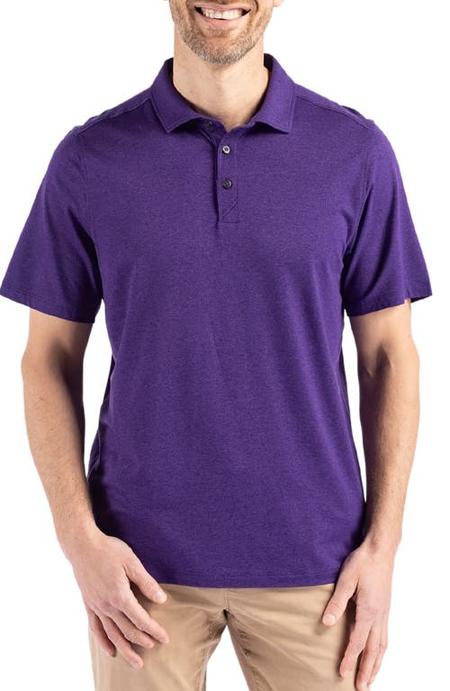 Shop Cutter & Buck Comfort Performance Jersey Polo In College Purple