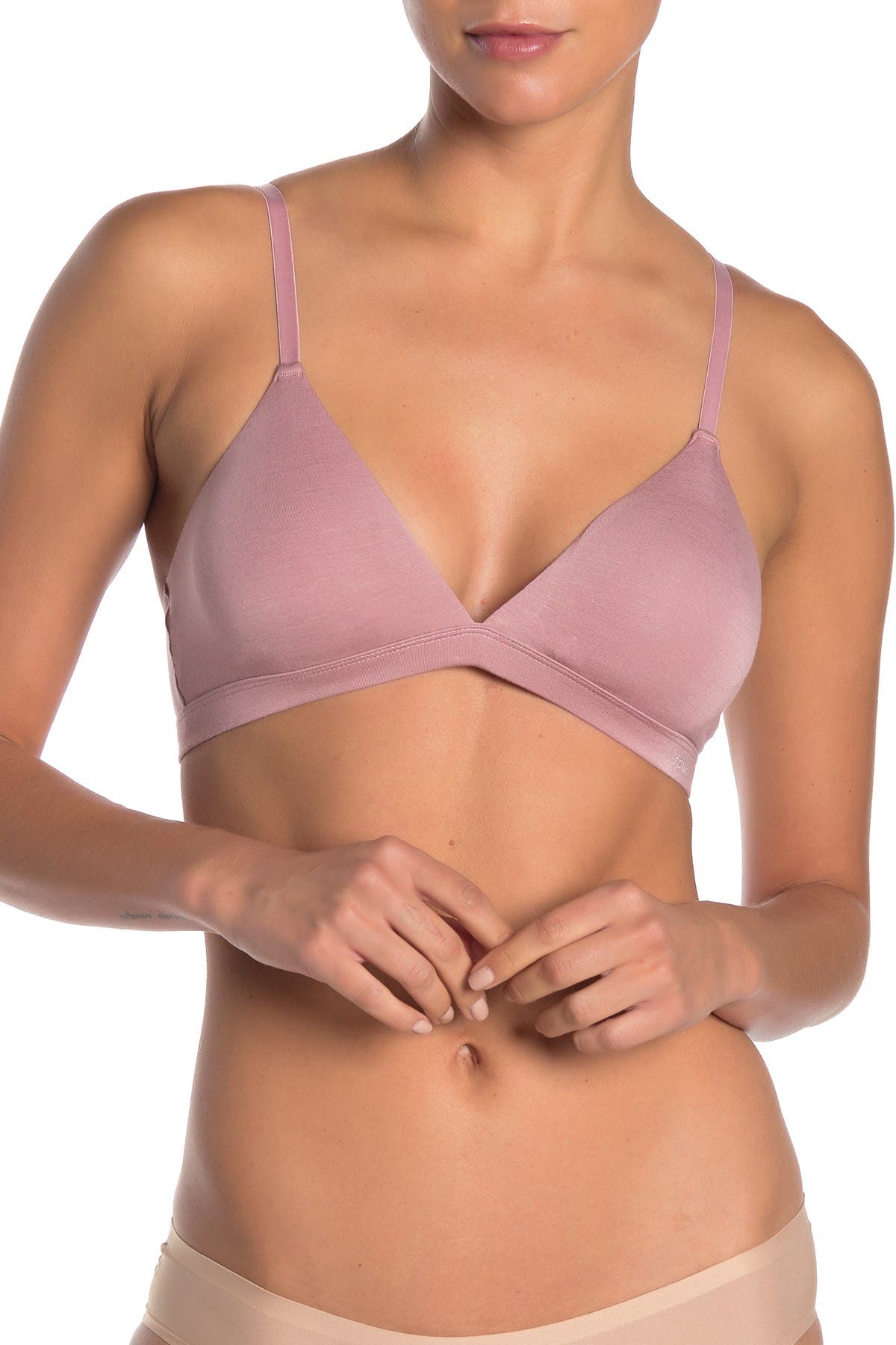 seamless triangle bra