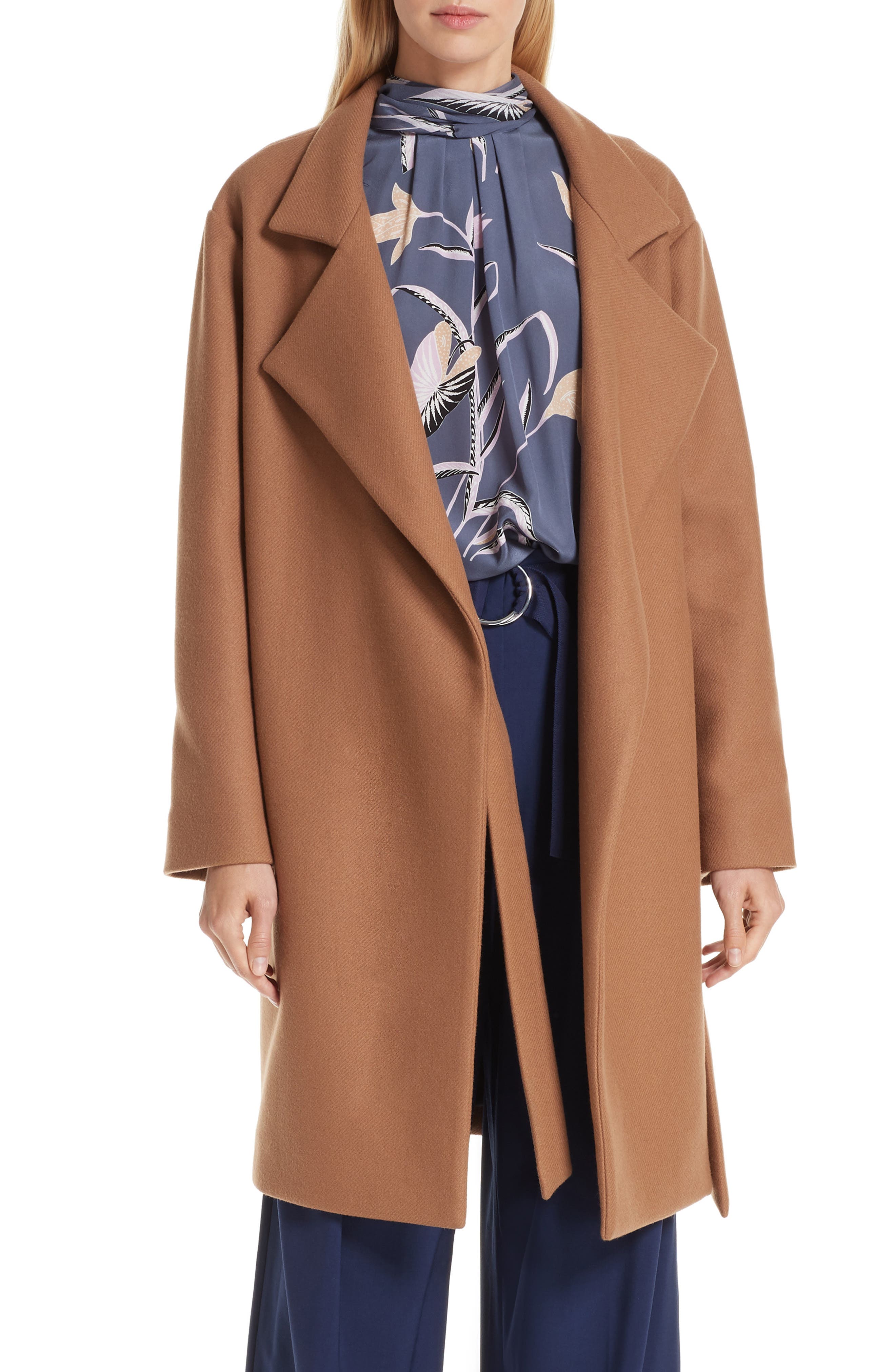 dvf wrap coat