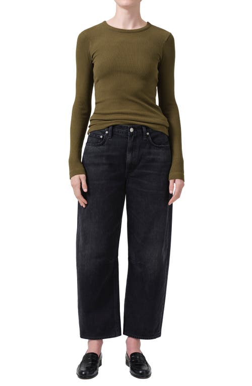 Shop Citizens Of Humanity Bina Rib Crewneck Sweater In Costes