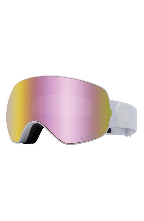 DRAGON X2 72mm Snow Goggles in Whiteout Llpinkion Lldksmk