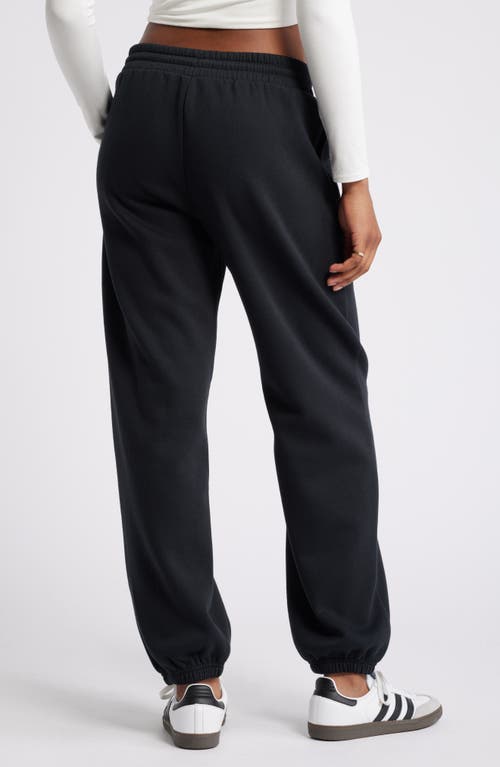 Bp. Oversize Fleece Joggers In Black Jet