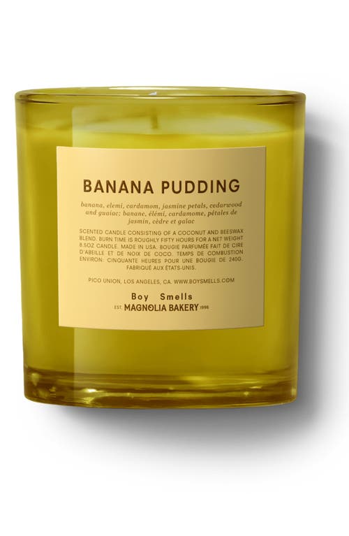 Boy Smells Banana Pudding Scented Candle 