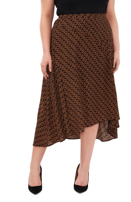 halogen(r) Asymmetric Skirt in Rich Black
