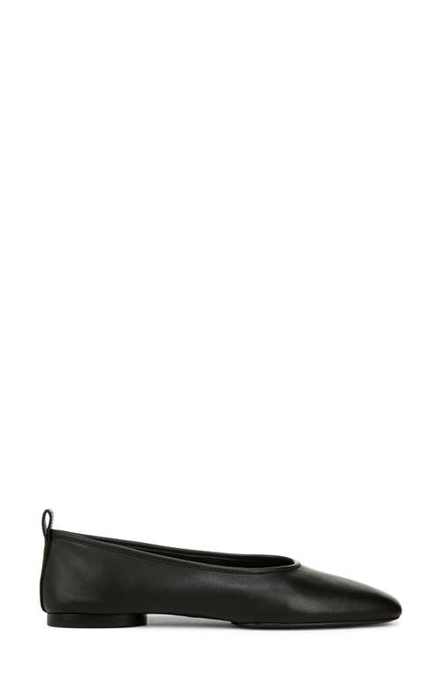 Shop Vince Vivian Ballet Flat In Black