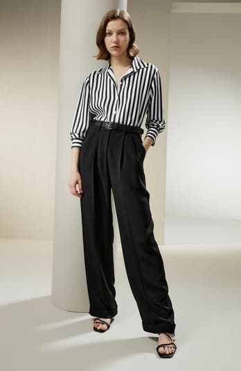 The Amalfi Stripe Silk Shirt