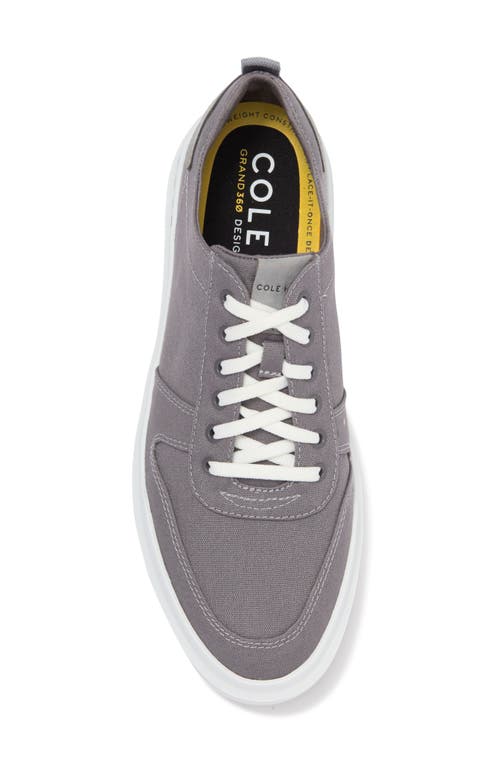 Cole Haan Grandpro Rally Canvas Court Sneaker In Stormcloud Canvas/sleet