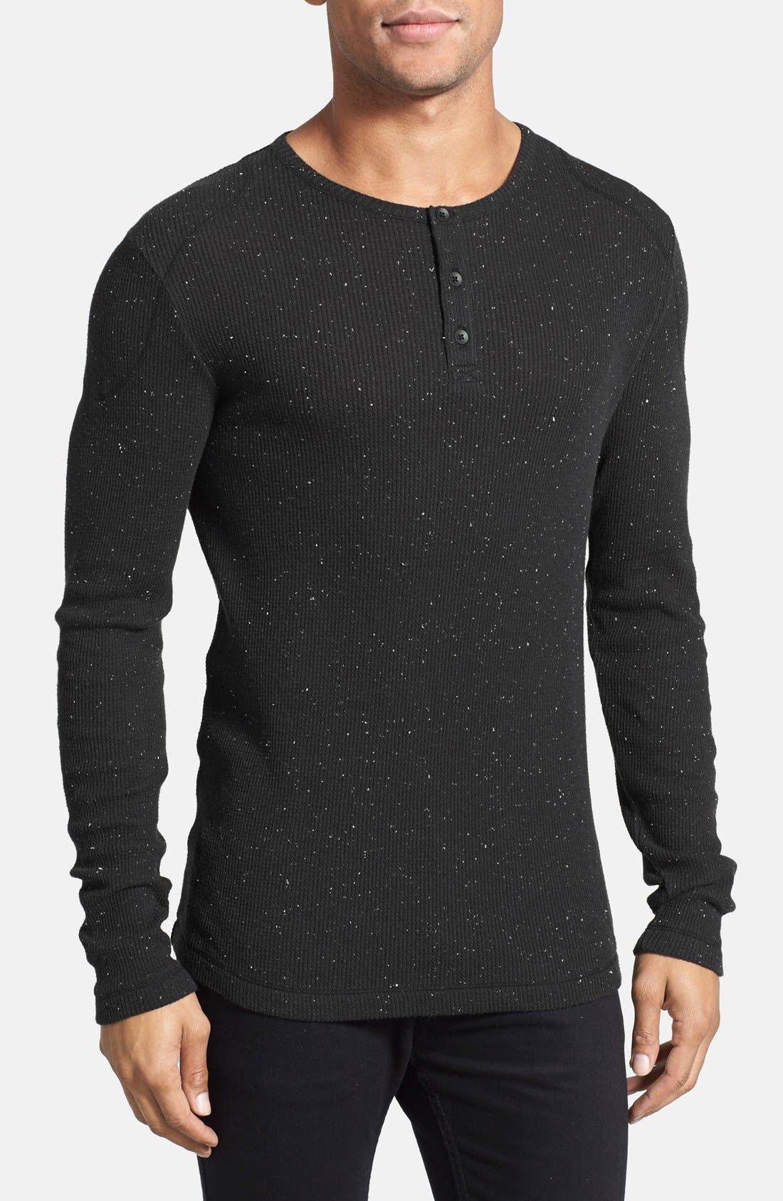 Cole New York Trim Fit Nep Henley Nordstrom