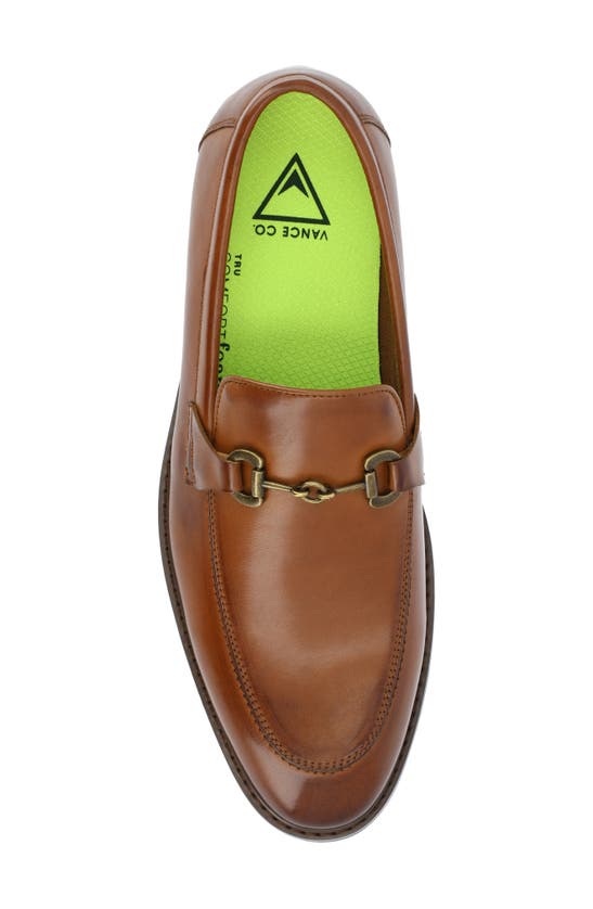 Vance Co. Rupert Tru Comfort Bit Loafer In Cognac
