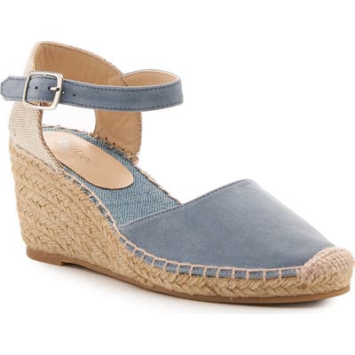 Botkier Elia Espadrille Wedge Sandal, Blue
