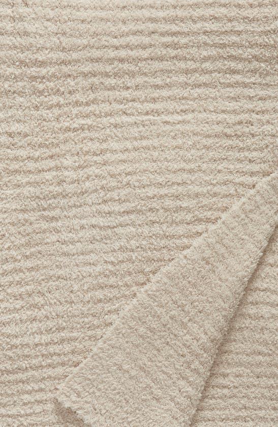 Shop Barefoot Dreams Cozychic® Ribbed Throw Blanket In Stone