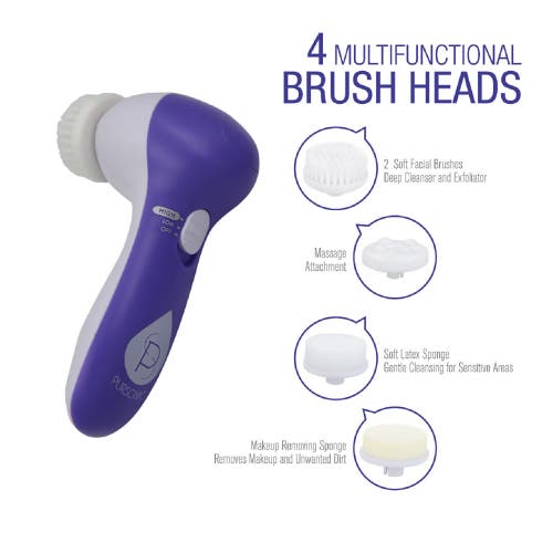 Pursonic Advanced Facial Cleansing Brush In Purple