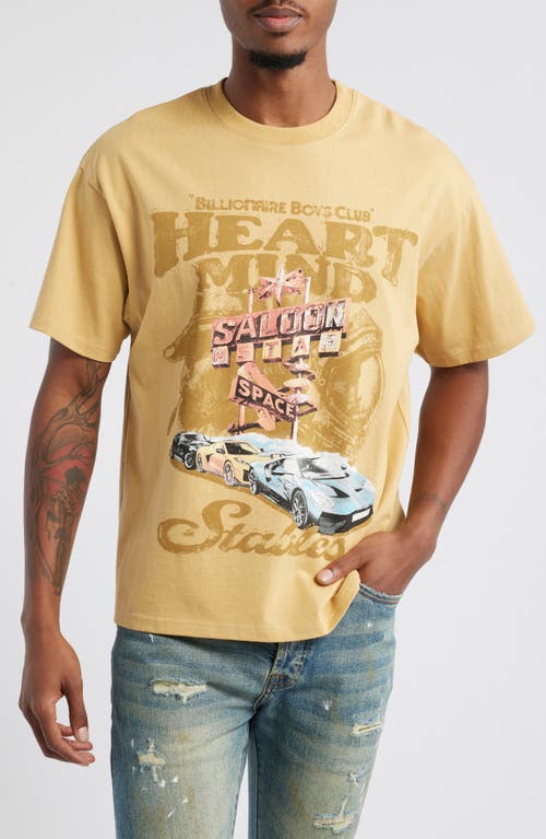 Billionaire Boys Club Ride Stable Graphic T-Shirt in Curry 