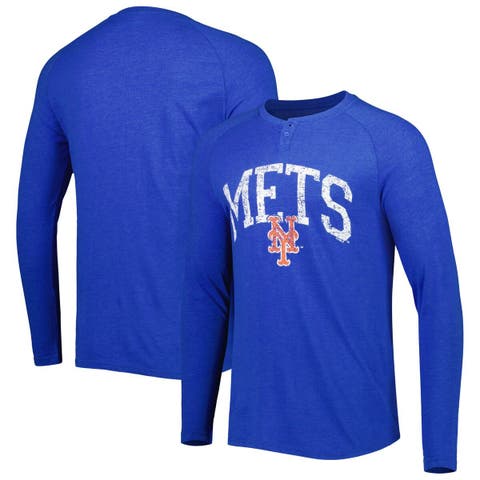 Men's Mitchell & Ness New York Mets Legend Slub Henley Royal