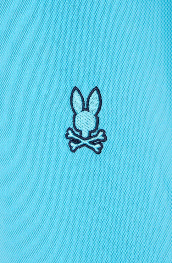 Shop Psycho Bunny Marshall Polo In Aquarius