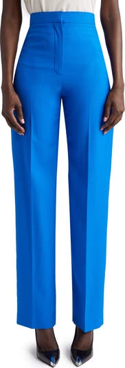 Wool Pants in Blue - Alexander Mc Queen