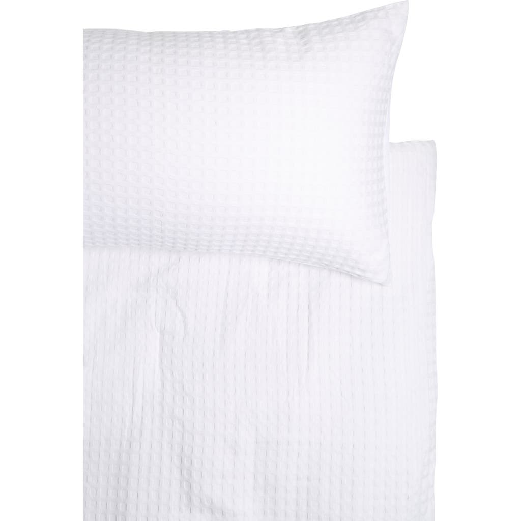 ENCHANTE ENCHANTE 3-PIECE WAFFLE KNIT COMFORTER SET