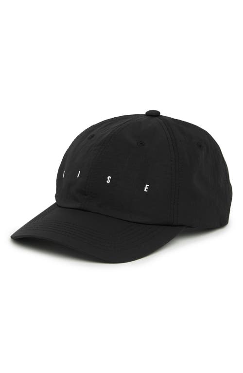 IISE D-Ring Baseball Cap in Black