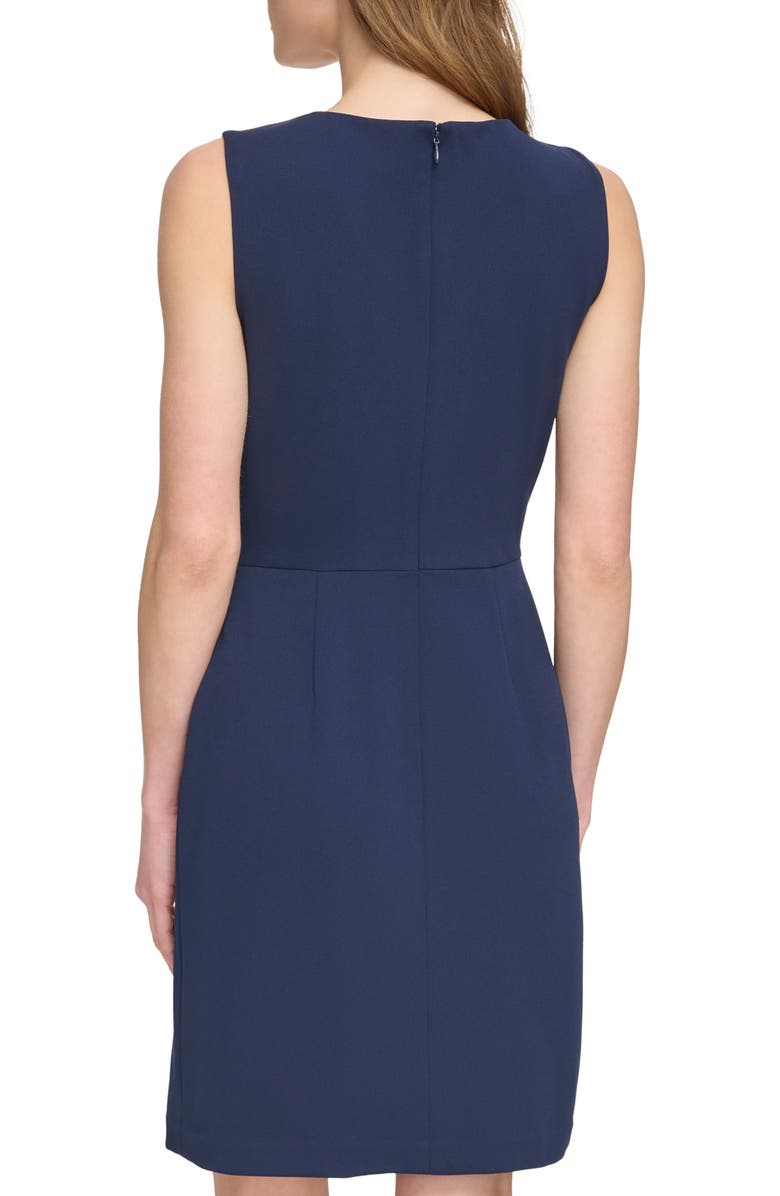 DKNY Foldover Neck Shift Dress | Nordstromrack