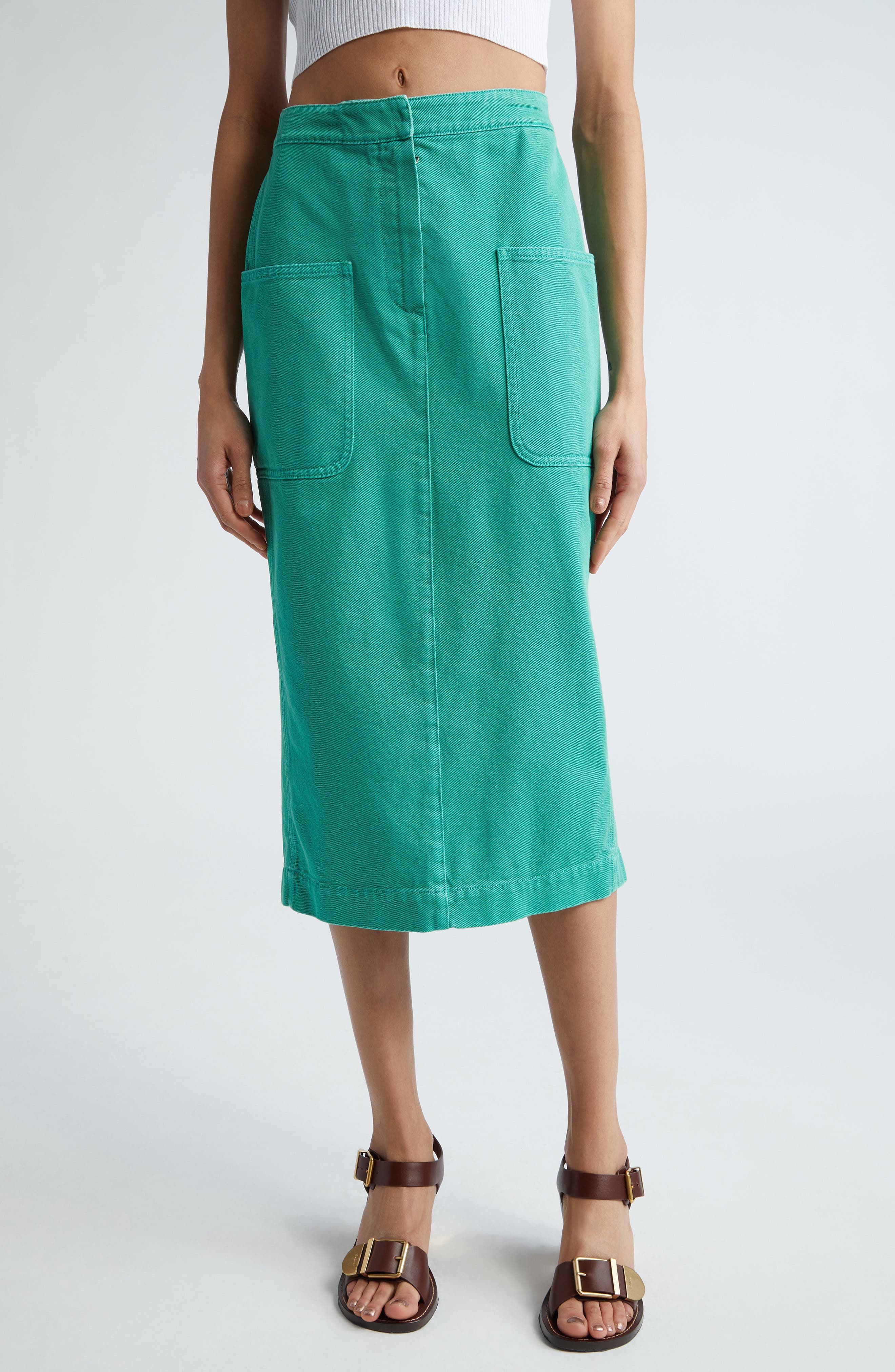 Skirt MAX MARA Woman color Green