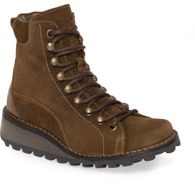 Fly London Malu Moto Boot - Green