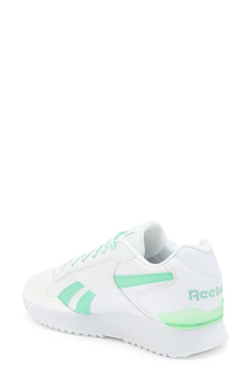 Shop Reebok Glide Ripple Clip Sneaker In White/mint/pure Grey