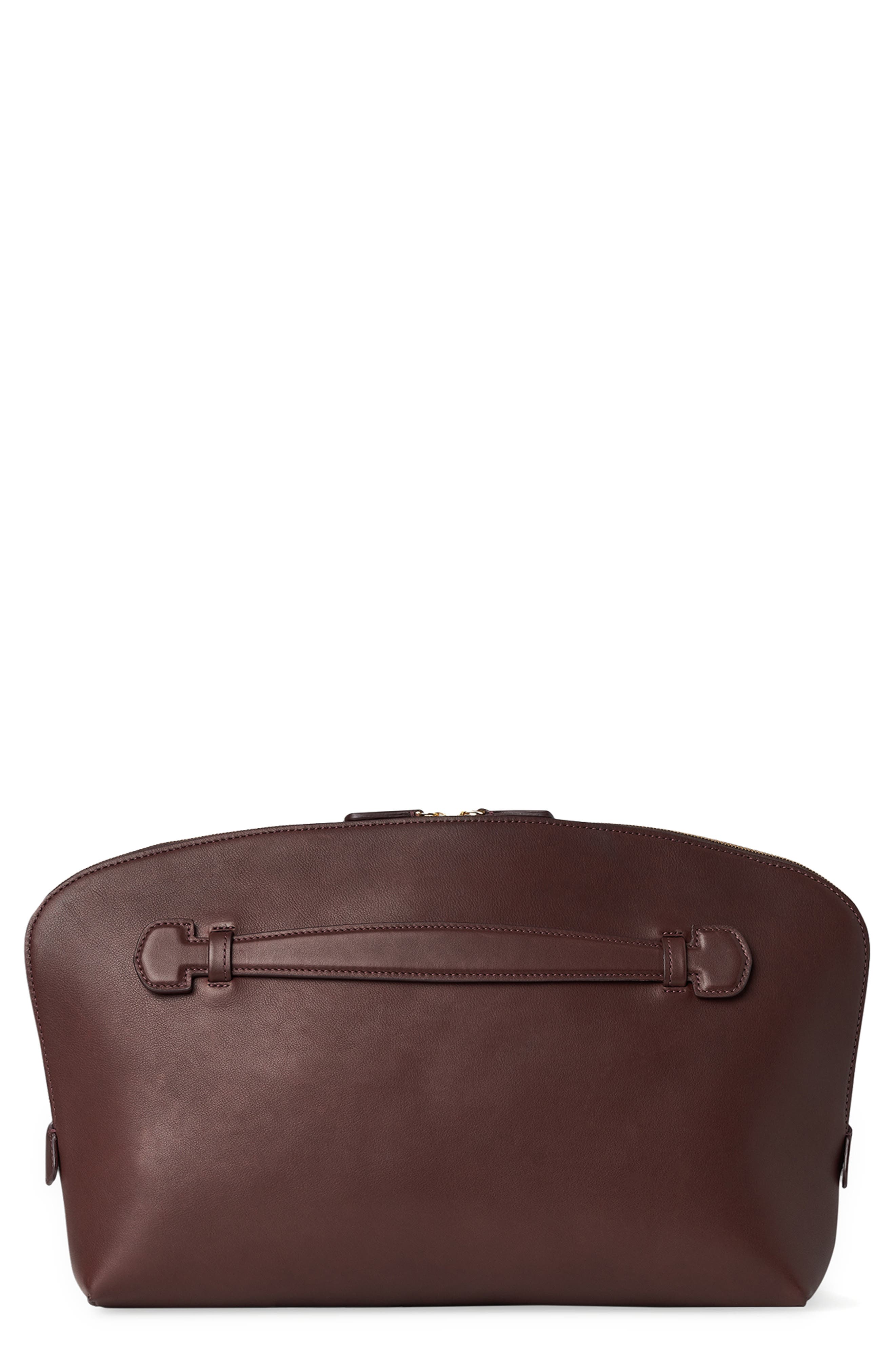 The Row Ellie Leather Clutch | Nordstrom