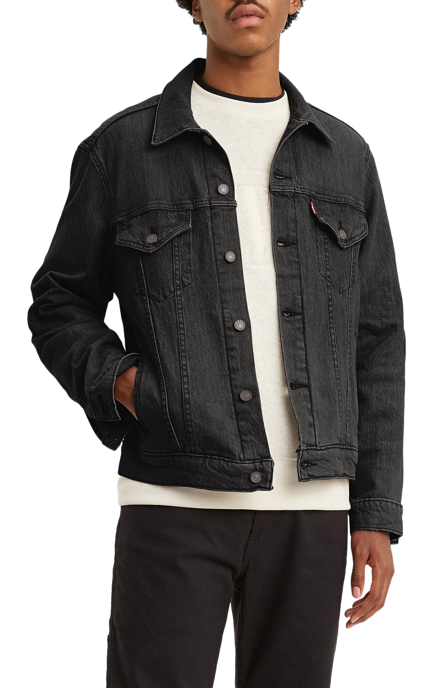 Levi's® Premium Vintage Fit Denim Trucker Jacket