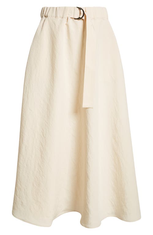Reiss Kori Belted Skirt In Cream