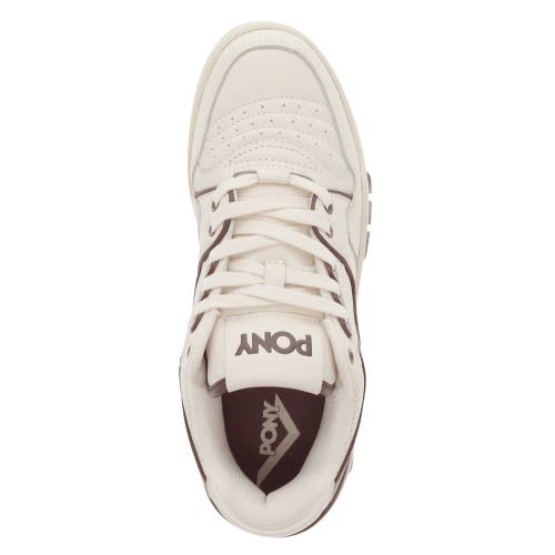 Pony M100 Low Sneakers In Off White/brown