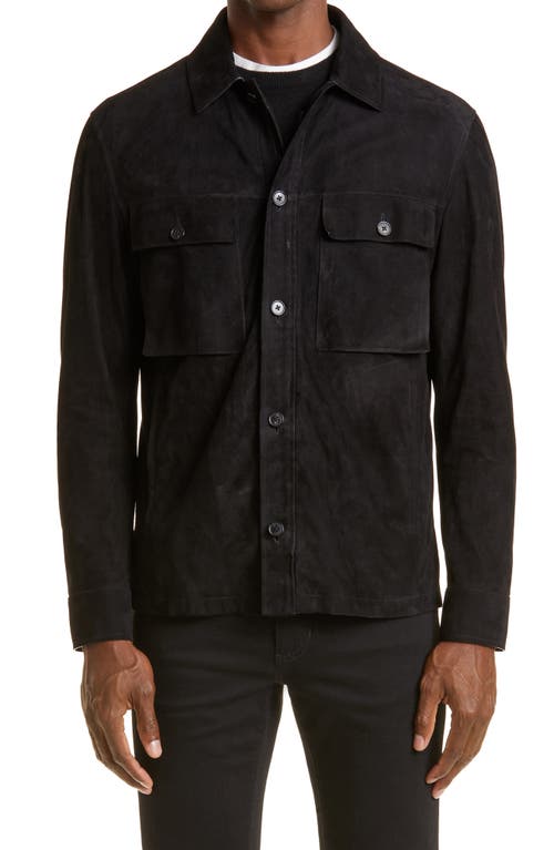 ZEGNA Seude Overshirt Black at Nordstrom, Us