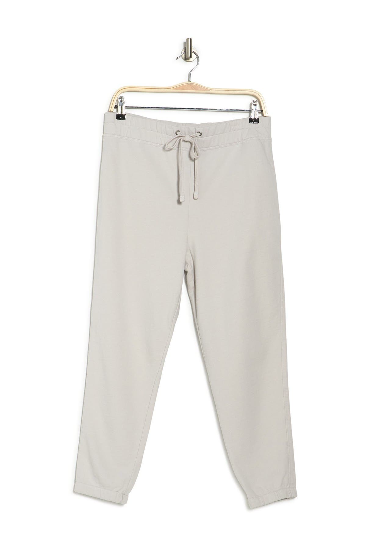 James Perse Genie Supima Cotton-terry Track Pants In Pastel Pink