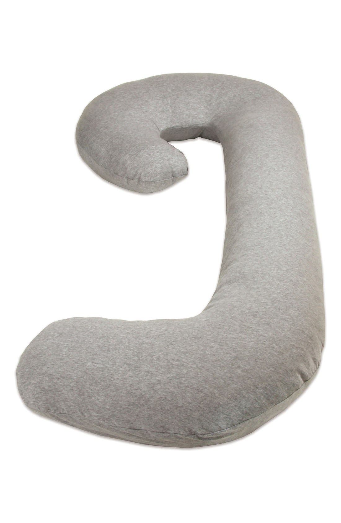 Leachco Snoogle Chic Full Body Pregnancy Support Pillow with Jersey