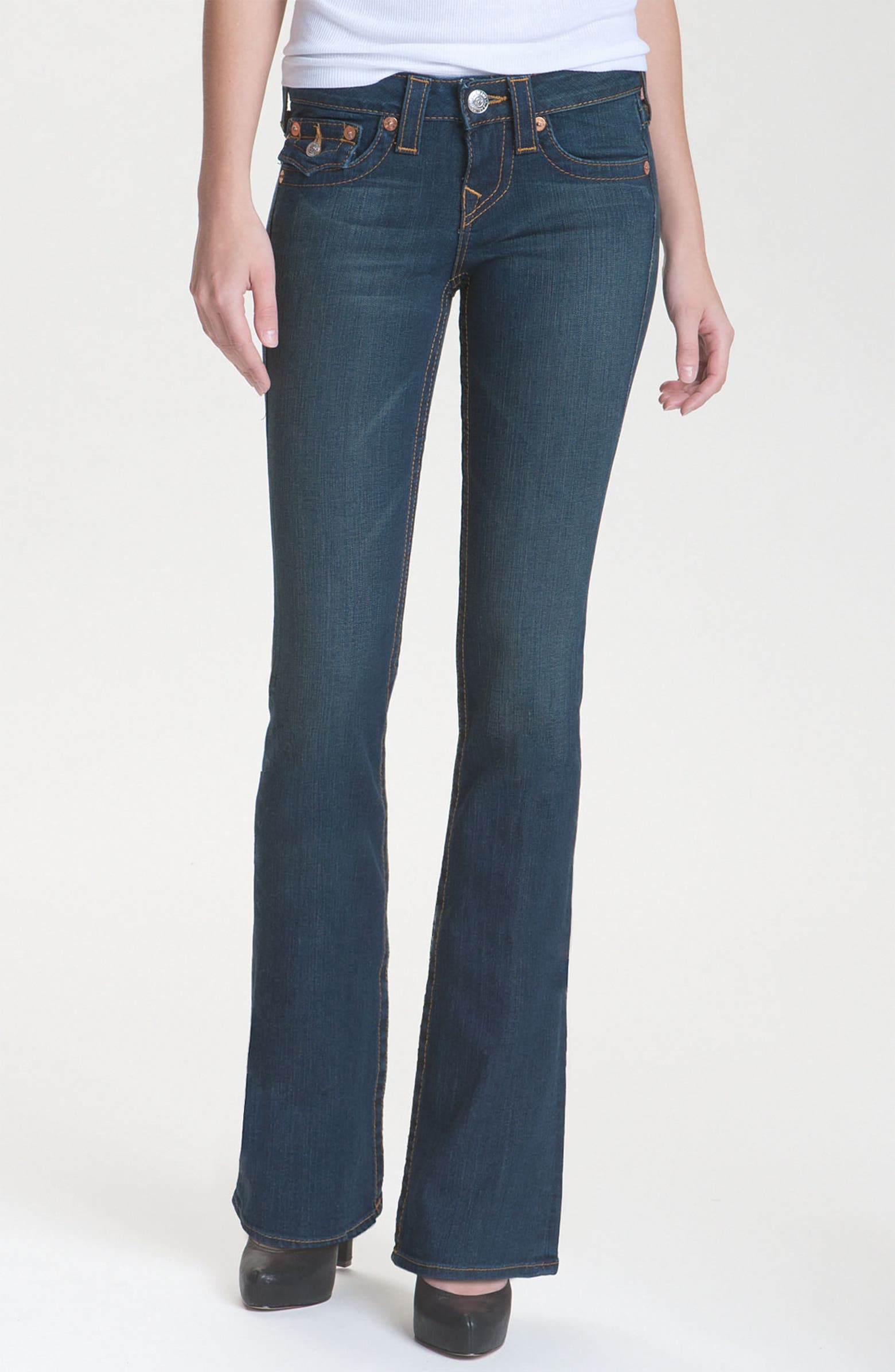 True Religion Brand Jeans 'Becky' Bootcut Jeans (Vera Cruz) (Petite ...