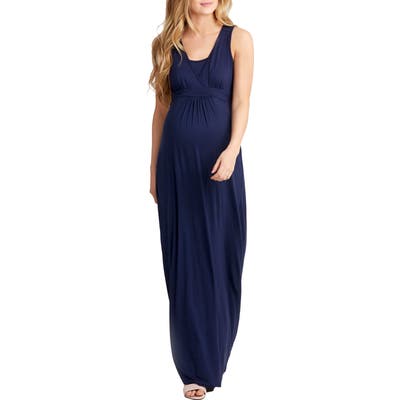 Nom Maternity Hollis Maternity/nursing Maxi Dress