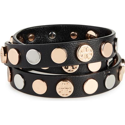Tory Burch Logo Triple Wrap Bracelet