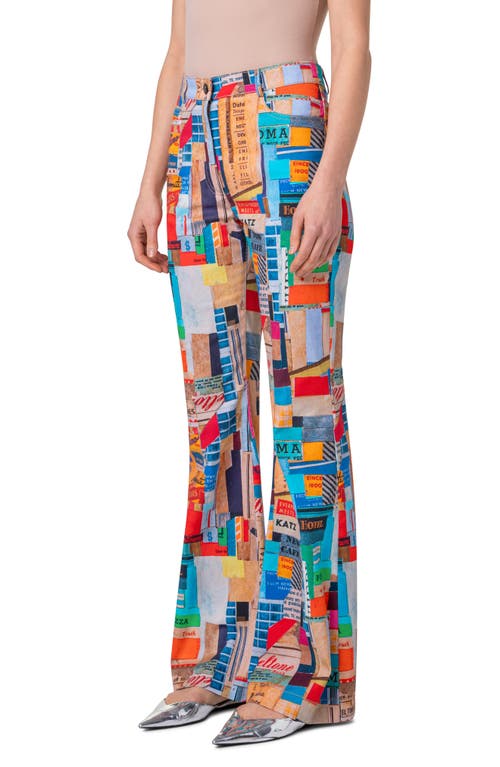 Akris Punto Skyscraper Courtney Bootcut Jeans In Multicolor